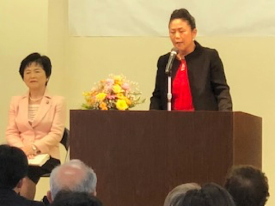 第３次安倍内閣厚生労働副大臣高木美智代氏との講演会